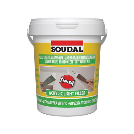 Chit Acrilic Fin Alb Soudal 900 ML / BAX 15 BUC